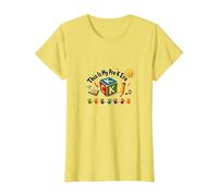 This is My Pre-K Era Cute Playful Learning Milestone T-Shirt, Women, Lemon, XXL