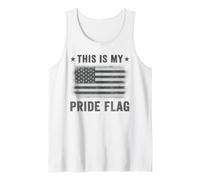 This is My Pride Flag American Flag Patriotic USA Flag Tank Top