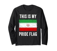 This is My Pride Flag - Iran Freedom Graphic Iranian Long Sleeve T-Shirt