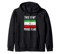 This is My Pride Flag - Iran Freedom Graphic Iranian Zip Hoodie