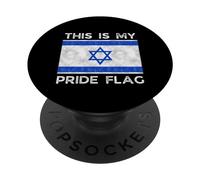 This is My Pride Flag Israeli Flag PopSockets Adhesive PopGrip