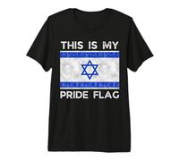 This is My Pride Flag Israeli Flag Premium T-Shirt