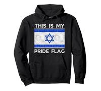 This is My Pride Flag Israeli Flag Pullover Hoodie