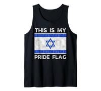 This is My Pride Flag Israeli Flag Tank Top
