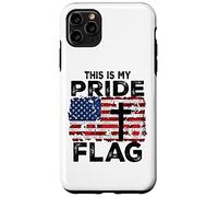 This Is My Pride Flag Jesus Cross USA American 4th of July Case for iPhone 11 Pro Max