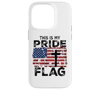 This Is My Pride Flag Jesus Cross USA American 4th of July Case for iPhone 14 Pro