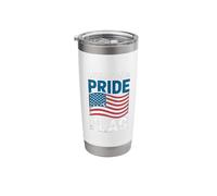 This is My Pride Flag July Celebration Freedom Design Stainless Steel Insulated Tumbler