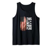 This is My Pride Flag July Celebration Freedom Design Tank Top