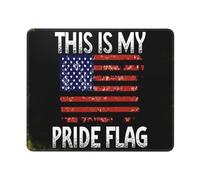 This Is My Pride Flag Mouse Mat Rubber Base Mousepad Non-Slip Mouse Pad For Office Home Laptop 25X30Cm