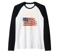 This is My Pride Flag USA American 4th of July (ON Back) Raglan Baseball Tee