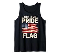 This is My Pride Flag USA American 4th of July (ON Back) Tank Top