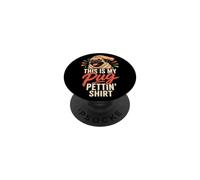 This Is My Pug-Pettin' Shirt Pug Lover Fun PopSockets Adhesive PopGrip