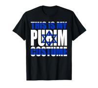 This Is My Purim Costume Jewish Israel Flag Gift T-Shirt T-Shirt
