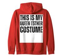 This is my Queen Esther Costume Distressed Vintage Purim Zip Hoodie