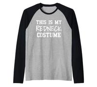 This is My Redneck Costume Party Funny Redneck Halloween Raglan Baseball Tee
