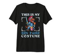 This is My Ren Faire Costume Dinosaur Turkey Leg Premium T-Shirt