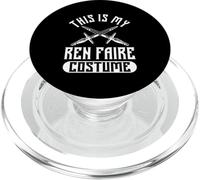 This Is My Ren Faire Costume Funny Design PopSockets PopGrip for MagSafe