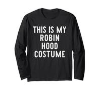 This is My Robin Hood Costume Halloween Simple Kids Adult Long Sleeve T-Shirt