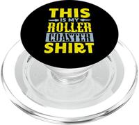 This Is My Roller Coaster Shirt Rollercoaster Amusement Ride PopSockets PopGrip for MagSafe
