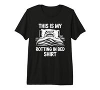This is My Rotting in Bed Shirt Funny Raccon Premium T-Shirt