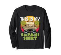 This is My Safari Africa Zoo Animal Lover Animal Elephant Long Sleeve T-Shirt