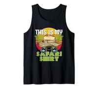 This is My Safari Africa Zoo Animal Lover Animal Elephant Tank Top