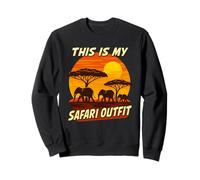 This Is My Safari Outfit Shirt Cool African Safari Lovers Sweatshirt