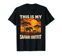 This is My Safari Outfit Shirt Cool African Safari Lovers T-Shirt