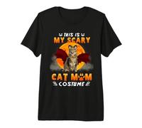 This is My Scary Cat Mom Costume Halloween Cat Maine Coon Premium T-Shirt