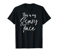 This is My Scary Face Shirt Funny Ironic Halloween Tshirt T-Shirt