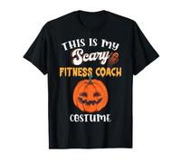 This is My Scary Fitness Coach Costume Funny Halloween T-Shirt