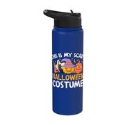 This is My Scary Halloween Costume Stainless Steel Insulated Water Bottle