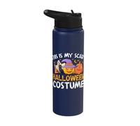 This is My Scary Halloween Costume Stainless Steel Insulated Water Bottle