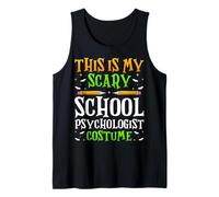 This is My Scary School Psychologist Costume Ghost Halloween Tank Top