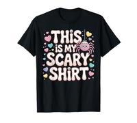 This is My Scary Shirt Halloween Spider Fun Saying T-Shirt