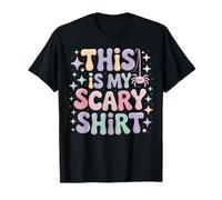 This is My Scary Shirt Halloween Spider Fun Saying T-Shirt