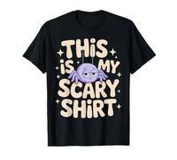 This is My Scary Shirt Halloween Spider Fun Saying T-Shirt