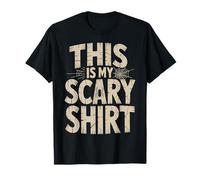 This is My Scary Shirt Halloween Spider Fun Saying T-Shirt