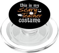 This Is My Scary Teacher Costume - Funny Halloween Teacher PopSockets PopGrip for MagSafe