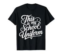 This is My School Uniform Classroom Chaos Student |- T-Shirt