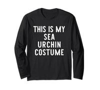 This is My Sea Urchin Costume Halloween Simple Kids Adult Long Sleeve T-Shirt