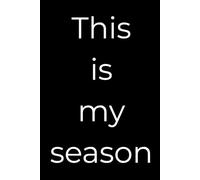 This is my season: PART OF: PEACE FIRST - Minimal Notebooks