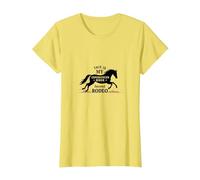 This is My Second Rodeo Experienced Rider T-Shirt, Women, Lemon, L
