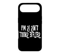 This Is My Selfie Mirror Text Funny Quote Case for iPhone Air