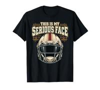 This is My Serious Face American Football Helmet T-Shirt