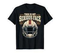 This is My Serious Face American Football Helmet Value Graphic T-Shirt