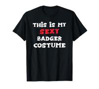This is My Sexy Badger Costume Simple Halloween T-Shirt
