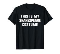 This is My Shakespeare Costume Halloween Easy Kids Adult T-Shirt