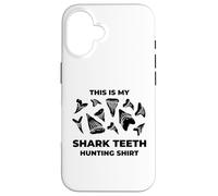 This Is My Shark Teeth Hunting Shirt Fossil Treasure Hunter Case for iPhone 16
