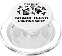This Is My Shark Teeth Hunting Shirt Fossil Treasure Hunter PopSockets PopGrip for MagSafe